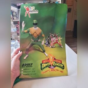 Mi Mighty Morphin Green Superhero Costume